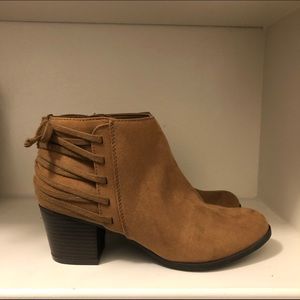 Brown Suede Ankle Boots